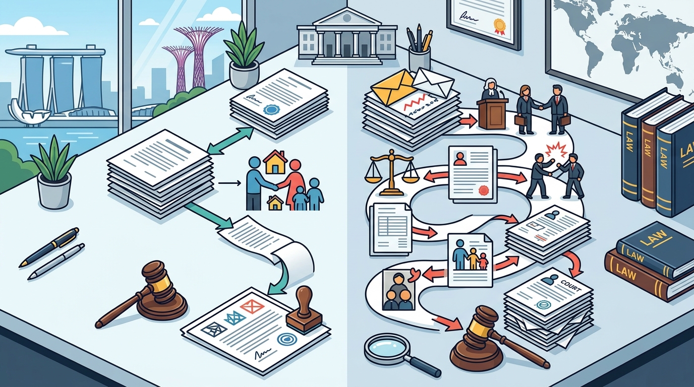 Contested vs Uncontested Divorce in Singapore: Legal Steps