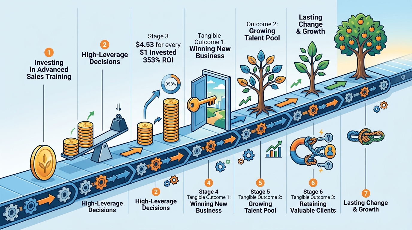 Advanced Sales Training Outcomes: 7 Results to Expect