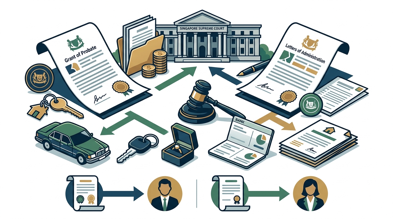 Grant of Probate & Letters of Administration in Singapore