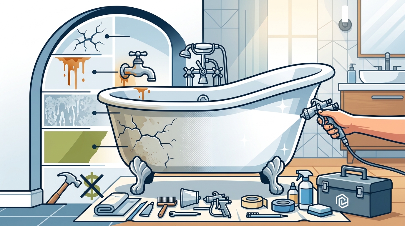 7 Common Reasons for Refinishing a Porcelain Tub