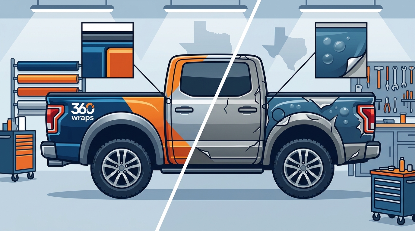 Reliable Vehicle Wrap Service in Texas: What to Look For