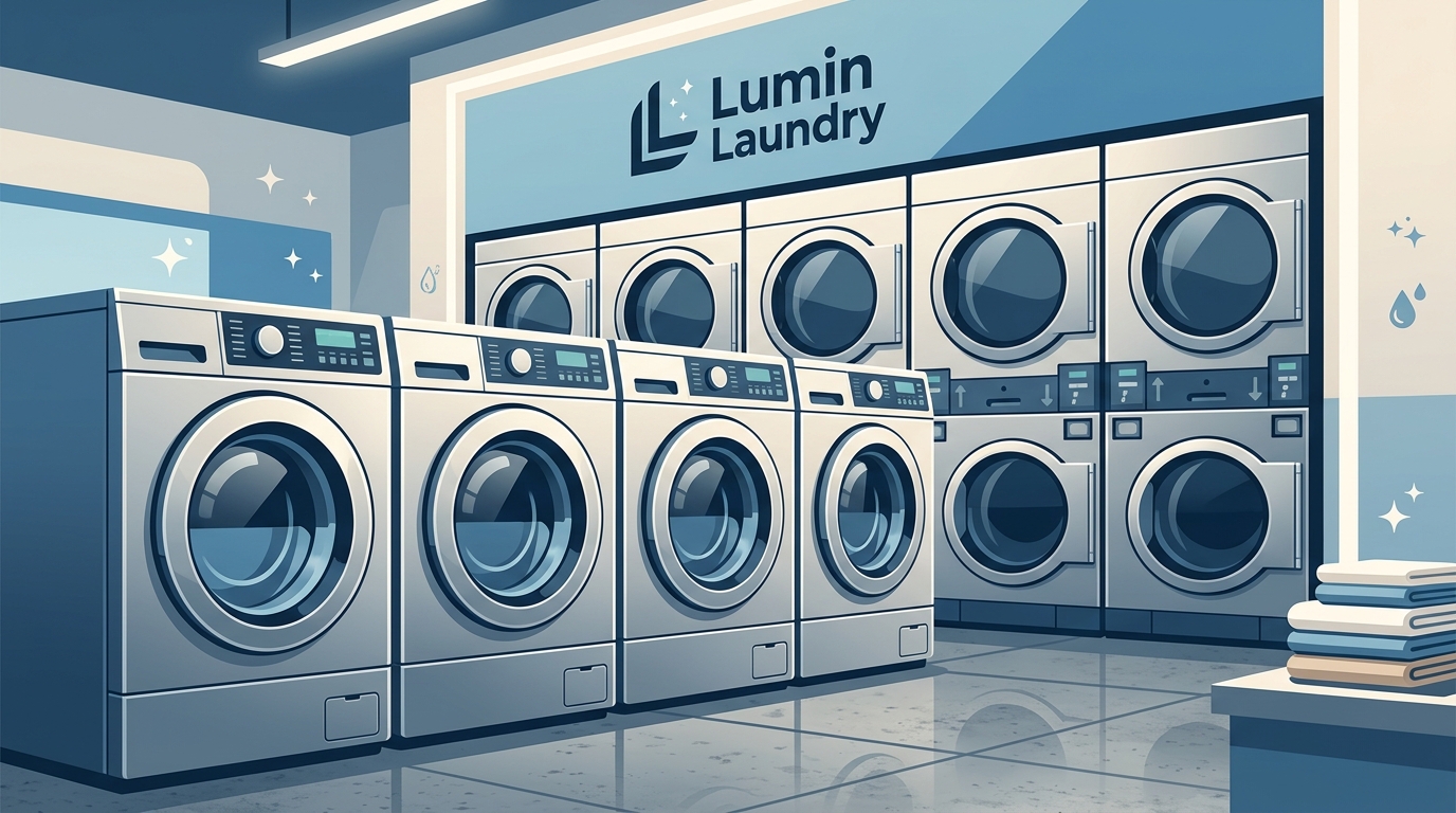 Clean High-End Laundromat Near North Seattle | Lumin Laundry