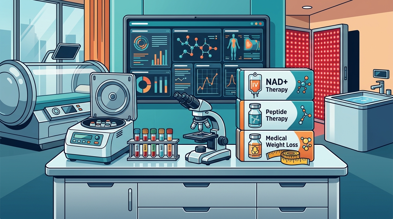 Doctor-Supervised Biohacking & Longevity Center in Brickell Miami