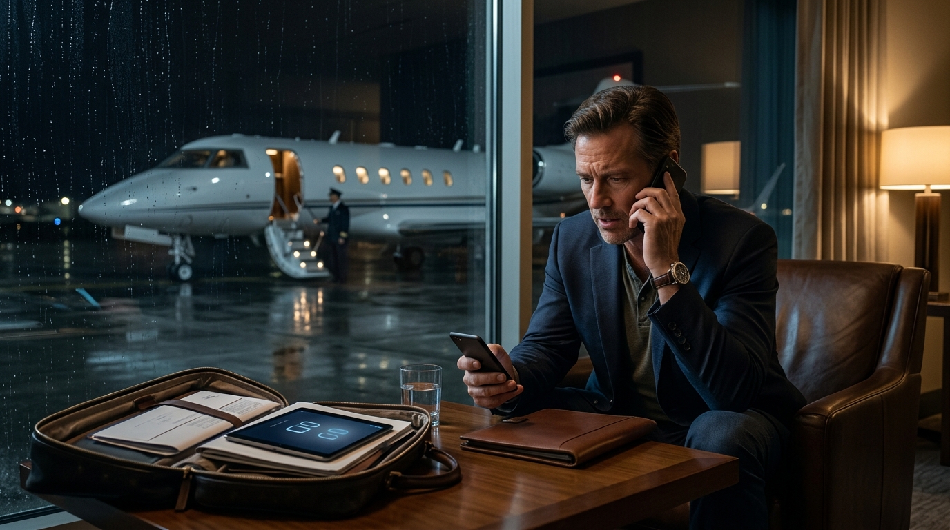 What's the Best Way to Book a Private Jet for an Emergency?