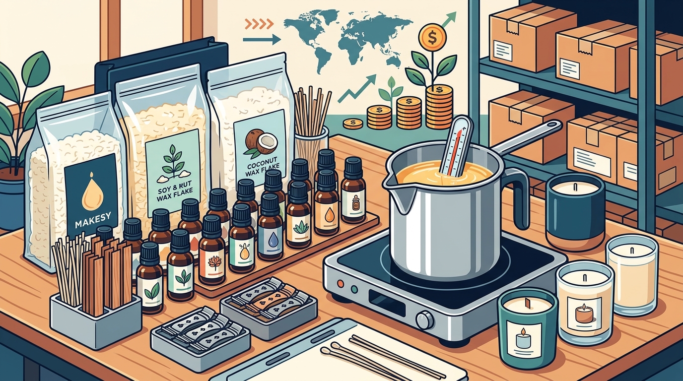 Where to Buy Supplies for a Home-Based Candle Business