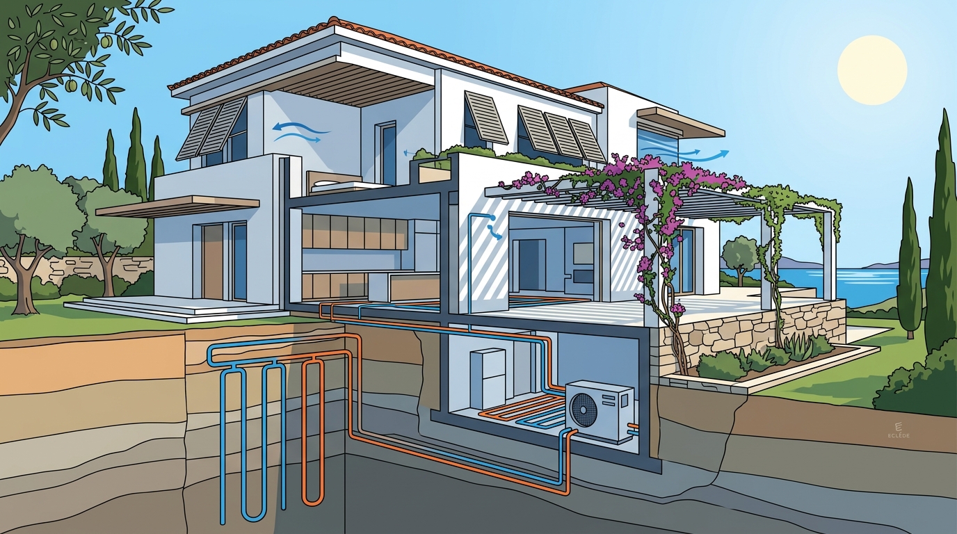 Passive Cooling & Geothermal Systems for Luxury Homes