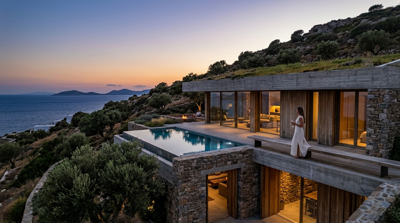 Award-Winning Subterranean Luxury Villas in Greece