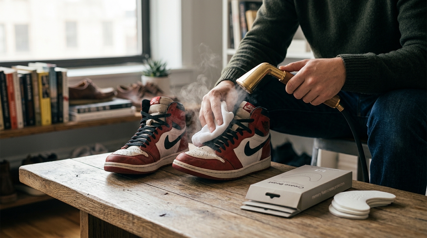 How to Remove Creases From Old Shoes Without Damage