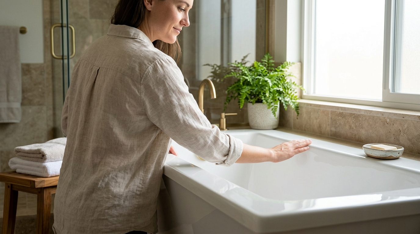 Give Your Old Porcelain Tub a New Look Without Replacing It