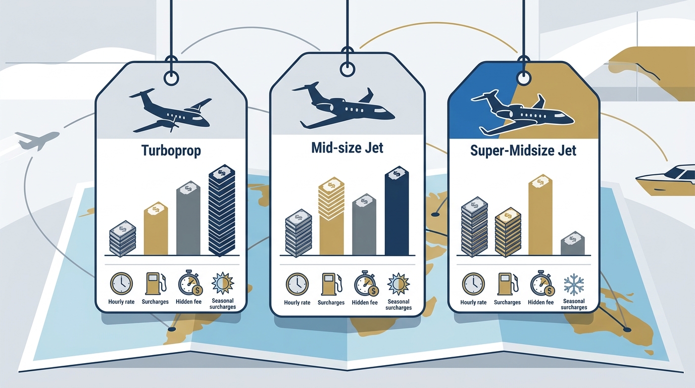 Private Jet Charter Cost Comparison: Provider Pricing