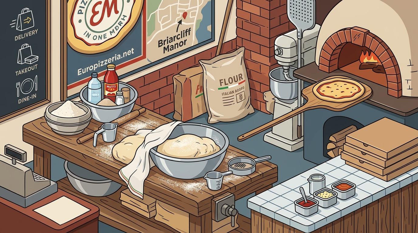 Pizzeria That Makes Dough From Scratch in Briarcliff Manor