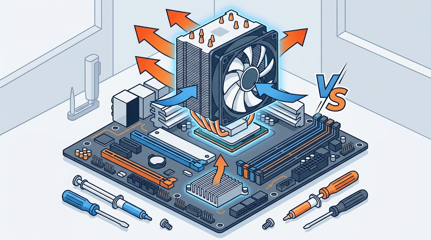 CPU Cooler vs Chipset Cooler: Key Differences Explained