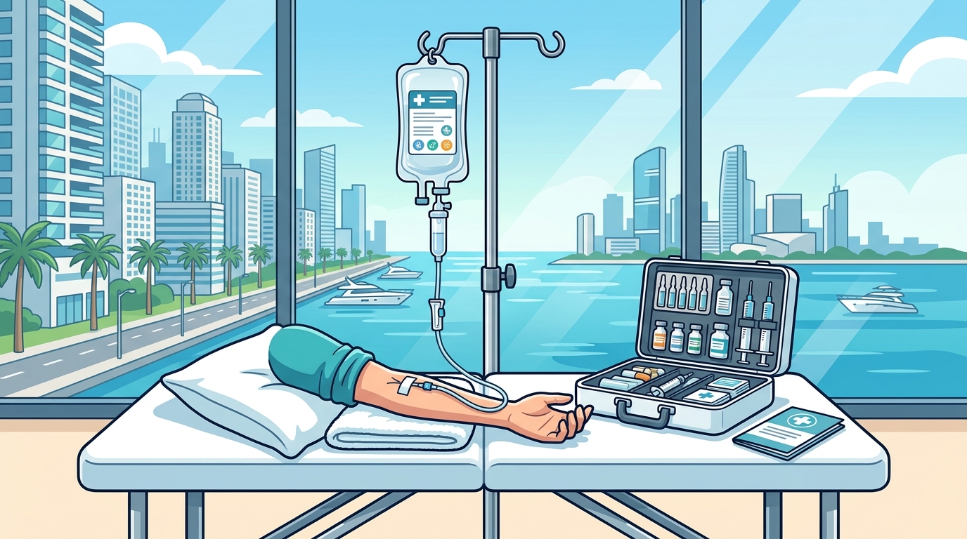 Mobile IV Therapy in Miami & Brickell: Your Complete Guide