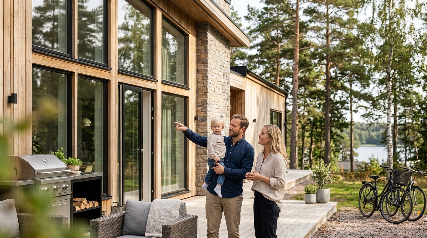 Byggare av arkitektritade villor i Mölnlycke och Härryda
