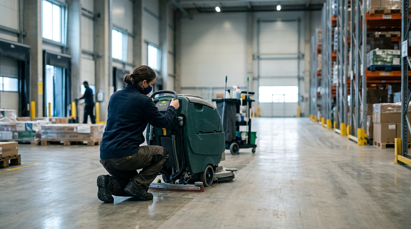 Recurring Janitorial Services for Industrial Warehouses