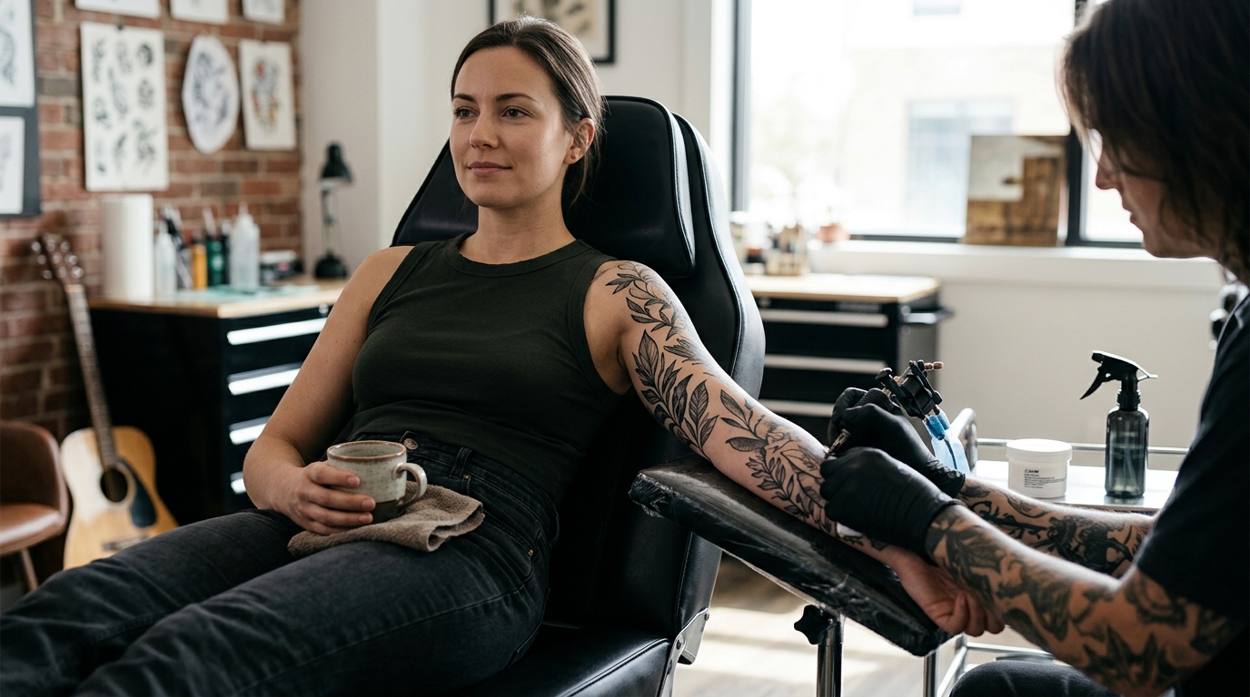 Managing Pain During a Long Tattoo Session: What Works