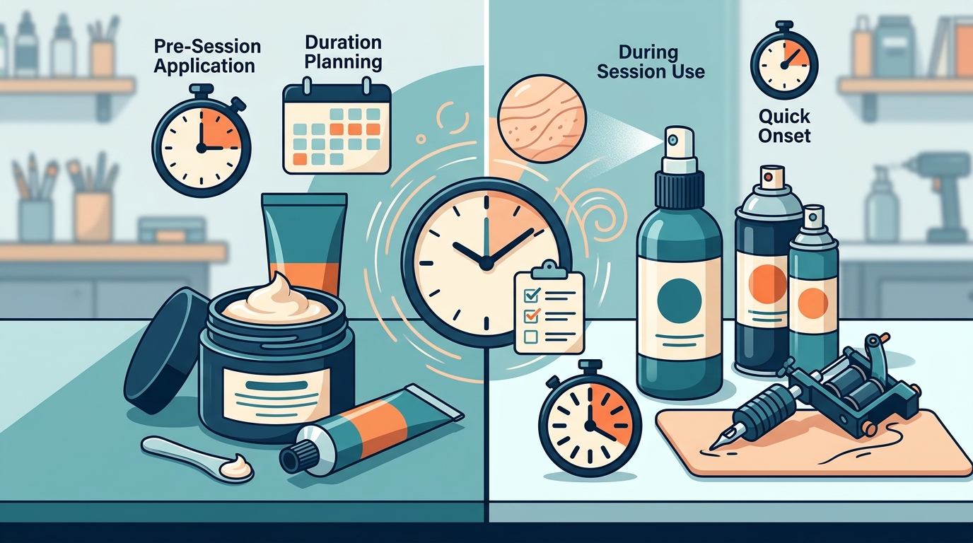 Tattoo Numbing Cream vs Spray: Which Is Best for Long Sessions?