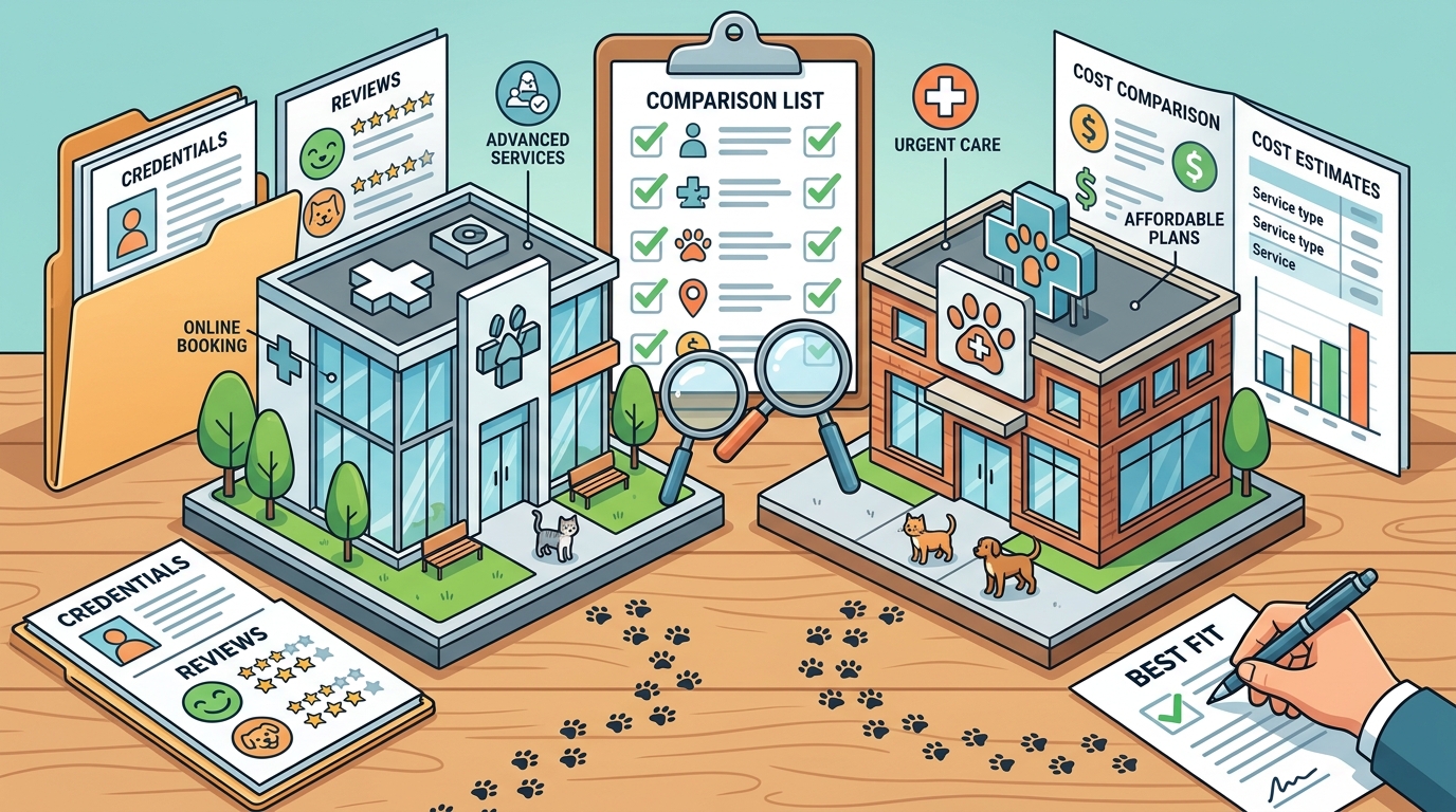How to Compare Veterinary Clinics for Your Pet's Needs