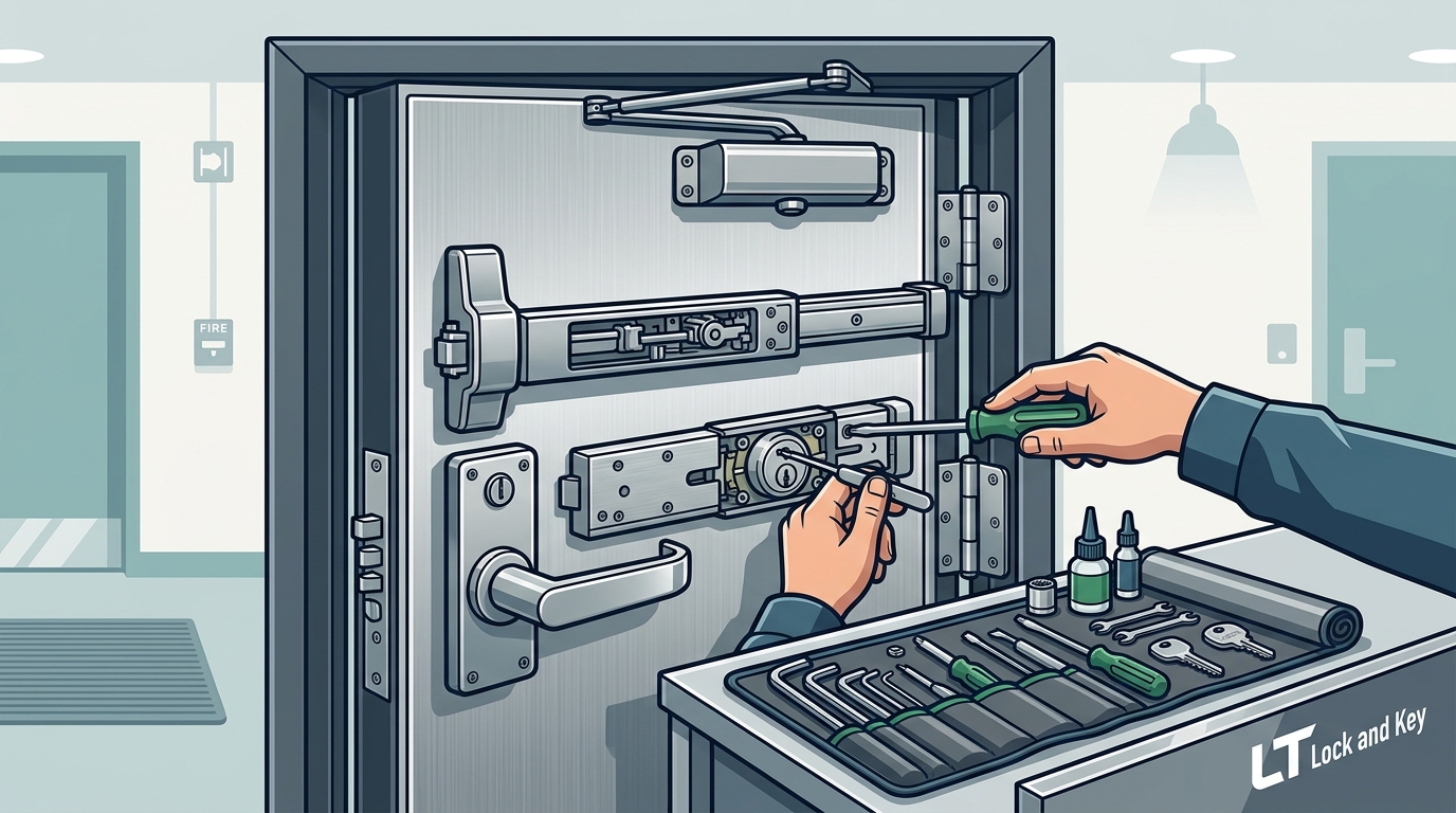 Can a Locksmith Repair High-Security Commercial Door Hardware?