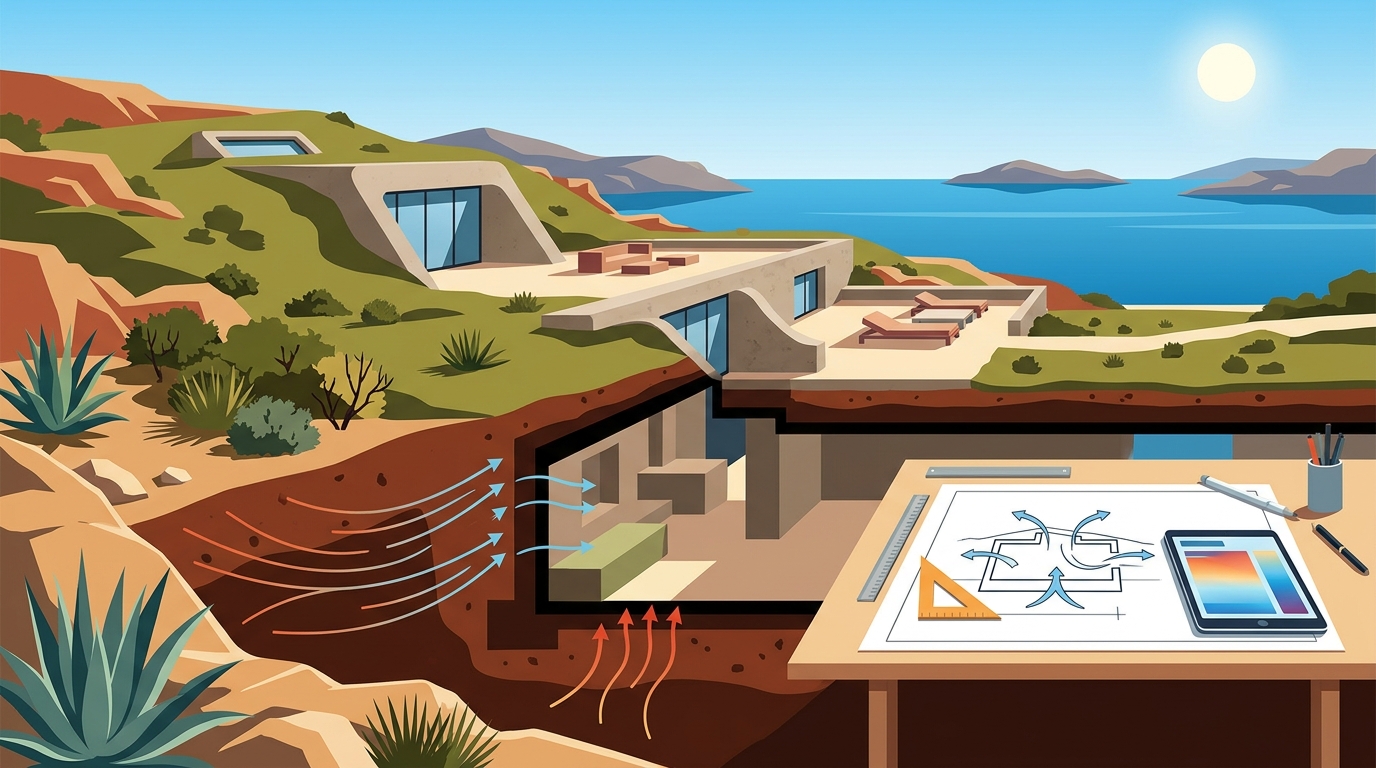 Earth-Sheltered Architecture: Energy Efficiency in Hot Climates