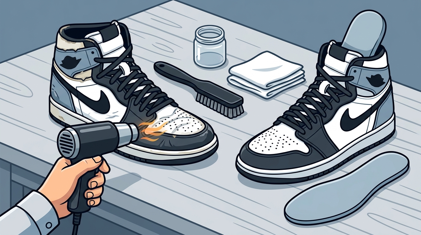 How to Remove Creases From Old Shoes Without Damage