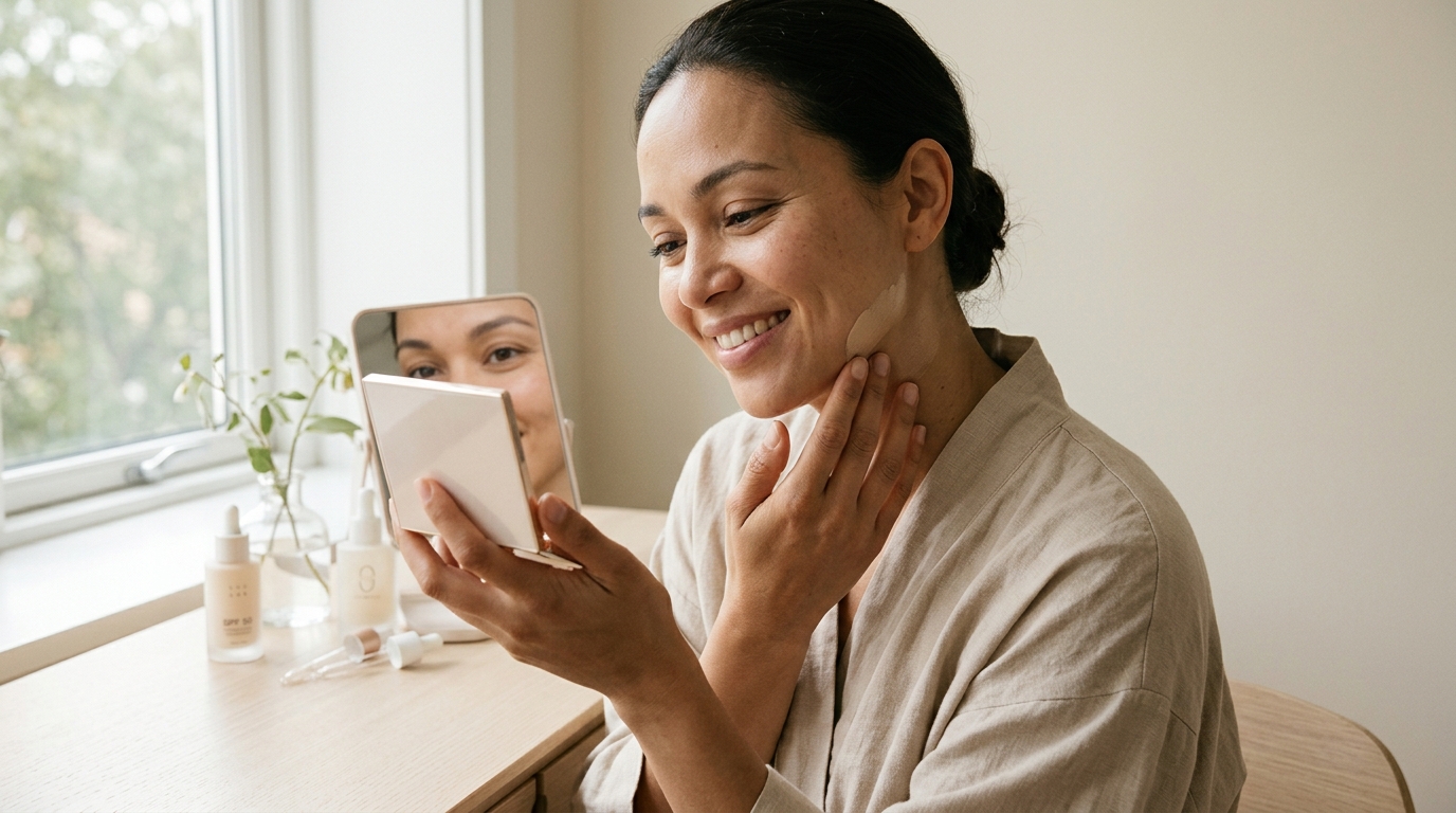How to Find a Natural Foundation That Adapts to Your Skin Tone
