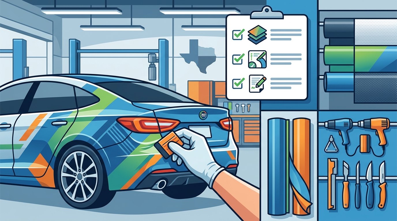 Reliable Vehicle Wrap Service in Texas: What to Look For