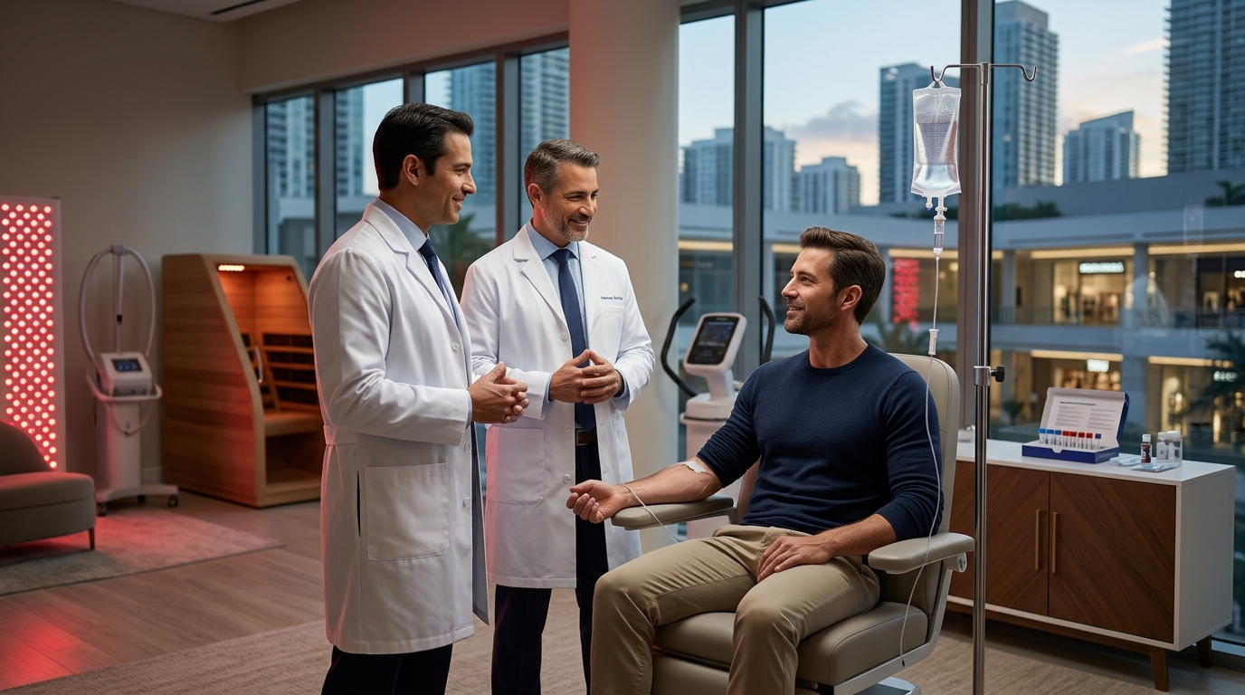 Doctor-Supervised Biohacking & Longevity Center in Brickell Miami
