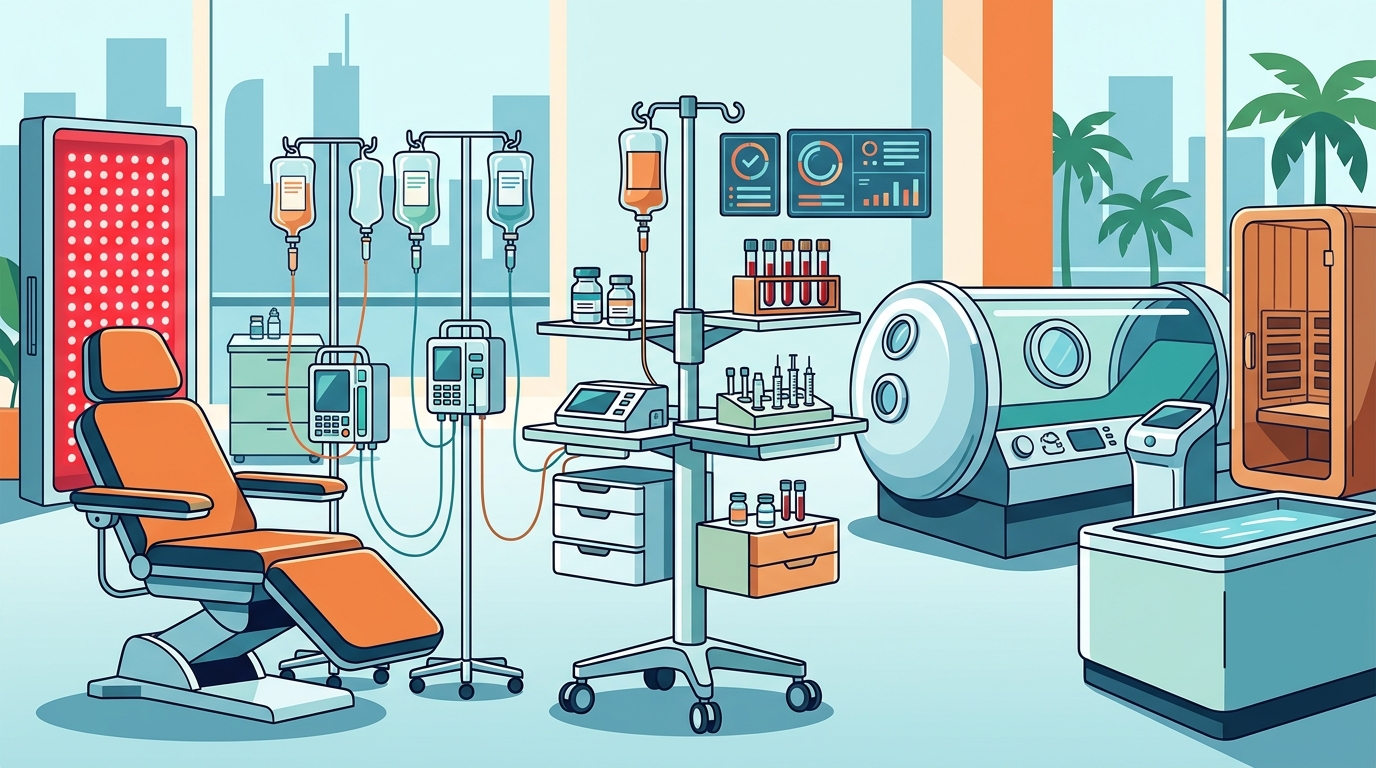 Doctor-Supervised Biohacking & Longevity Center in Brickell Miami