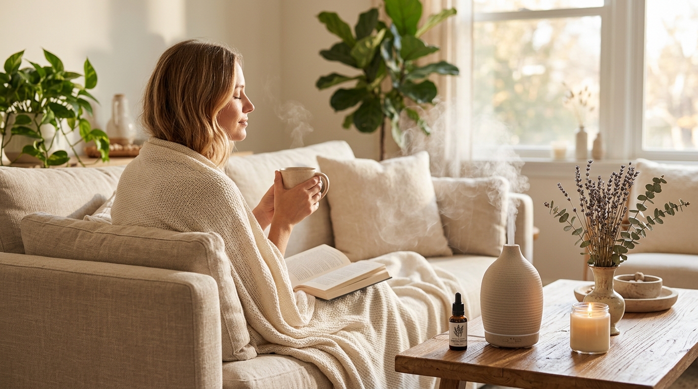Plant-Based Essential Oils for Calm and Relaxation at Home