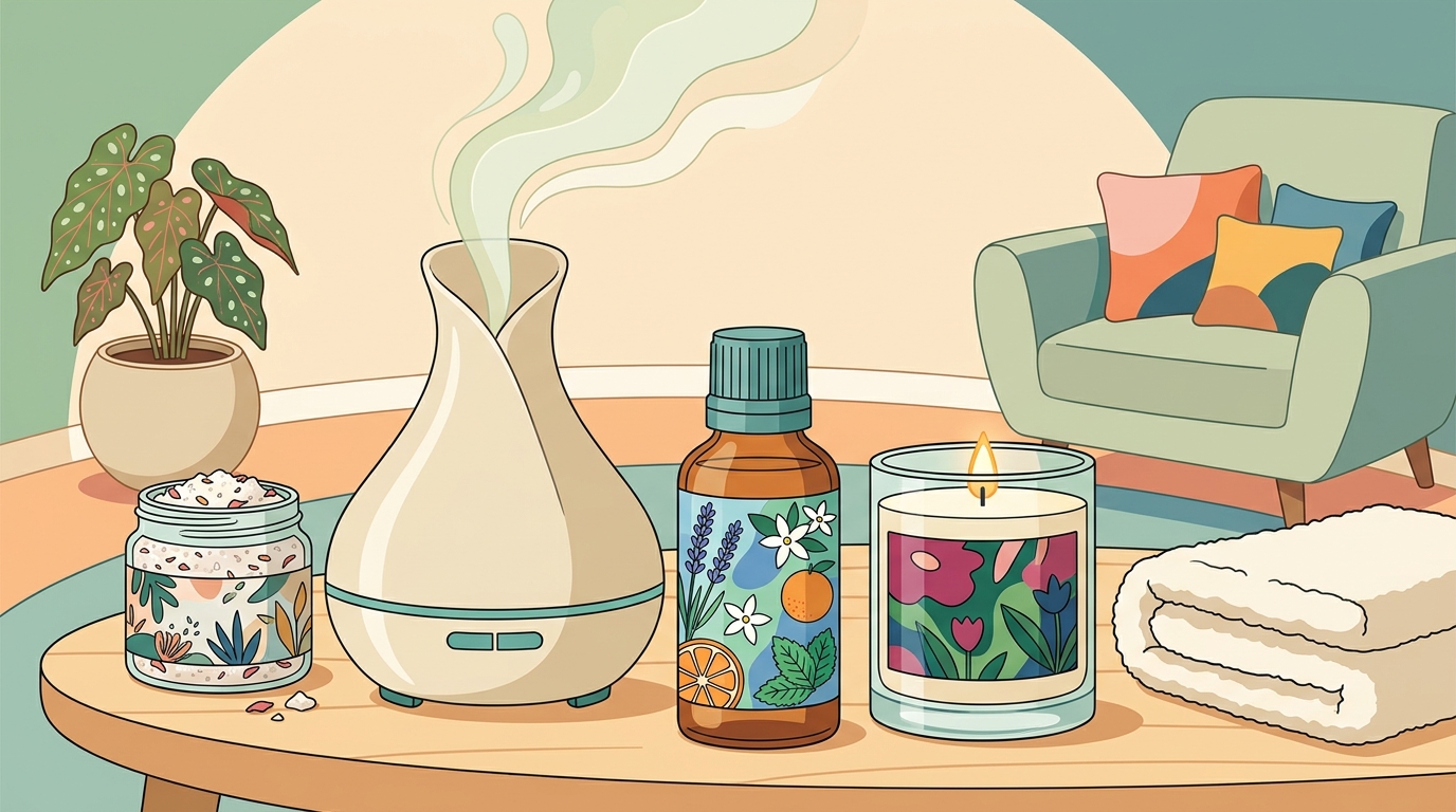 Plant-Based Essential Oils for Calm and Relaxation at Home