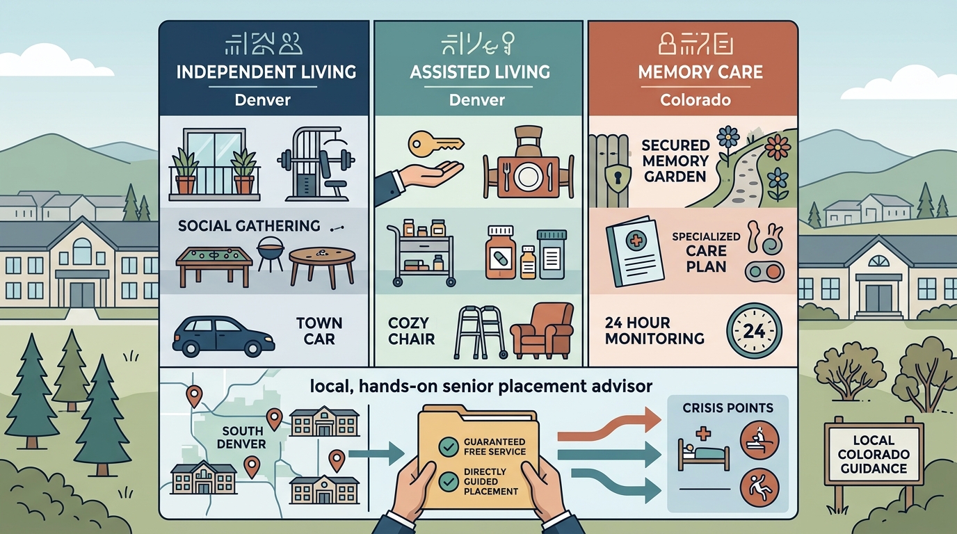 Compare Assisted Living, Memory Care & Independent Living in Denver