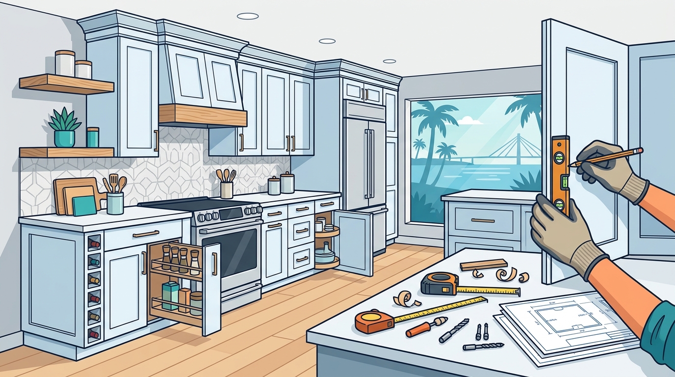 Custom Cabinetry for Your Kitchen in Tampa Bay