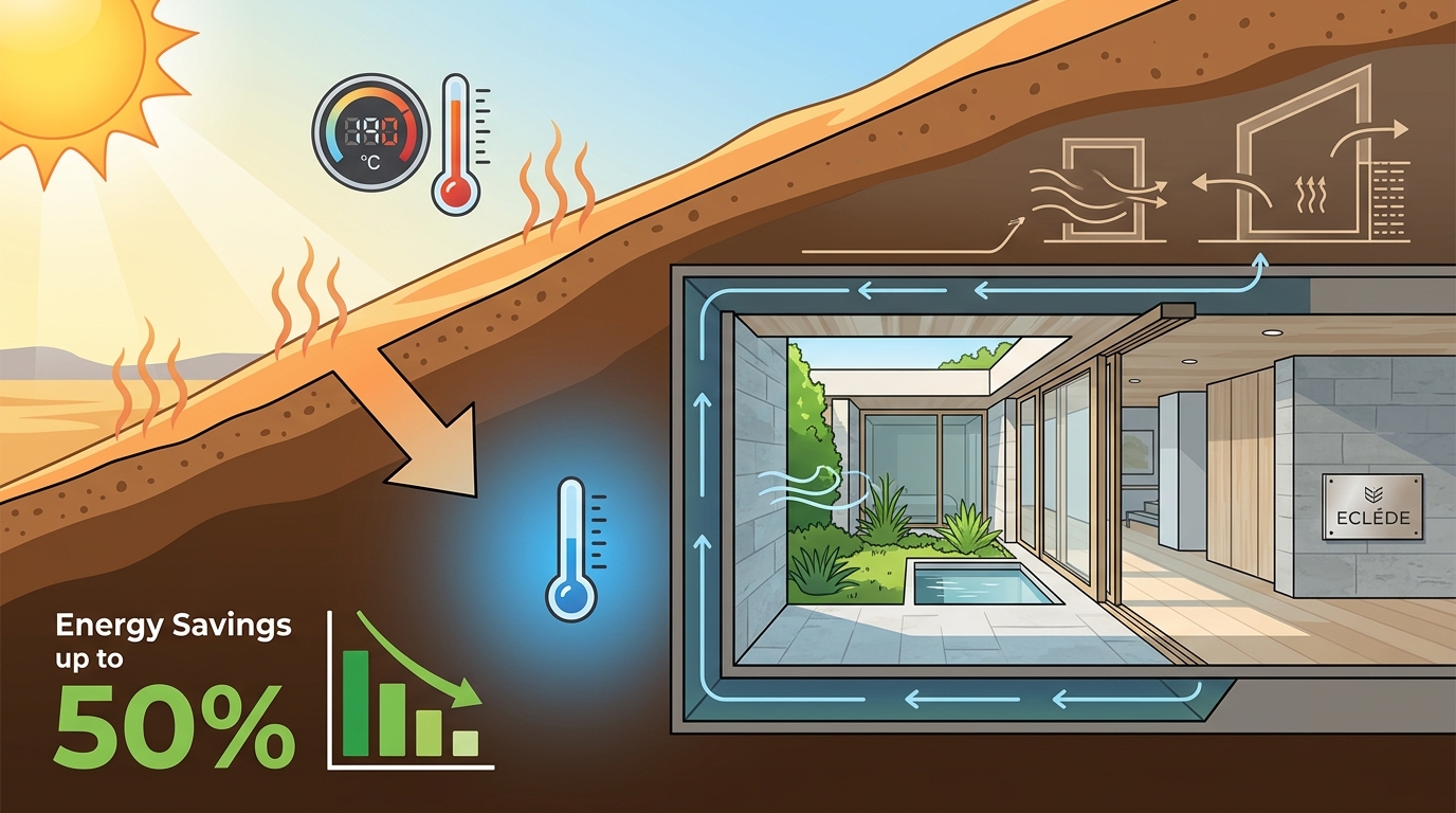 Earth-Sheltered Architecture: Energy Efficiency in Hot Climates