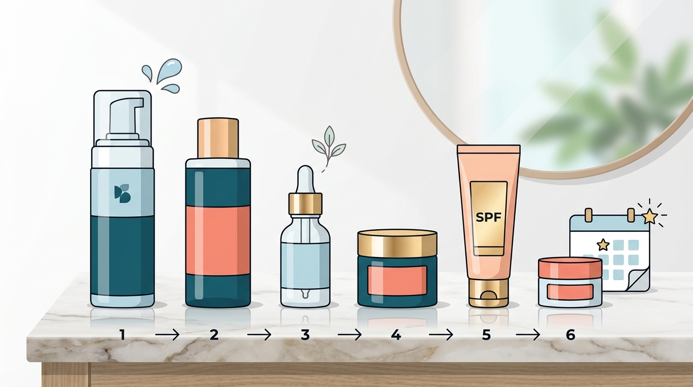 Beginner Skincare for a Youthful Glow: 6 Products to Start