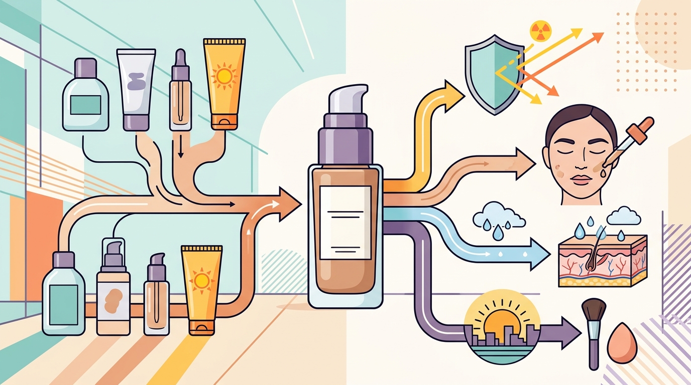 Benefits of a 4-in-1 Foundation With SPF 50 Explained