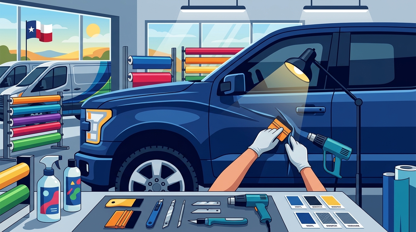 Reliable Vehicle Wrap Service in Texas: What to Look For