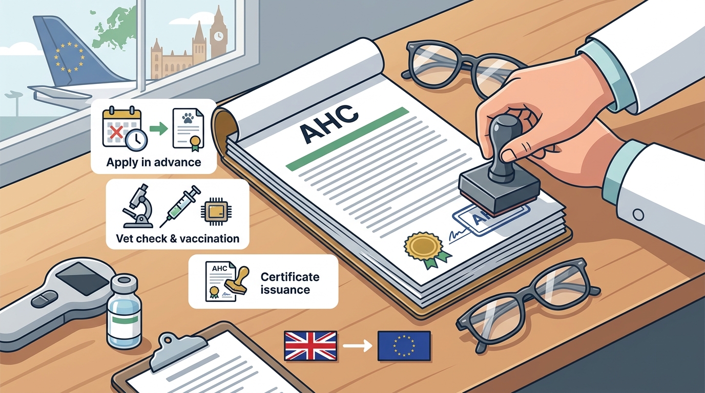 Steps to Get an Animal Health Certificate After Brexit