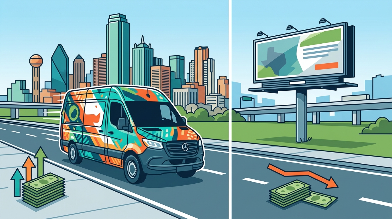 Vehicle Wrap ROI vs Billboard: Which Advertising Wins?