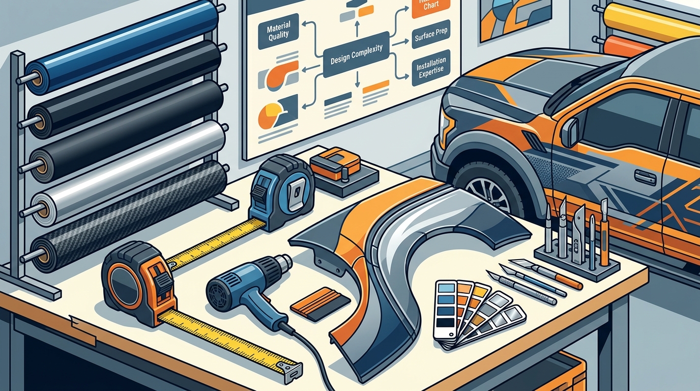 Vehicle Wrap Cost: 7 Factors That Influence Total Price