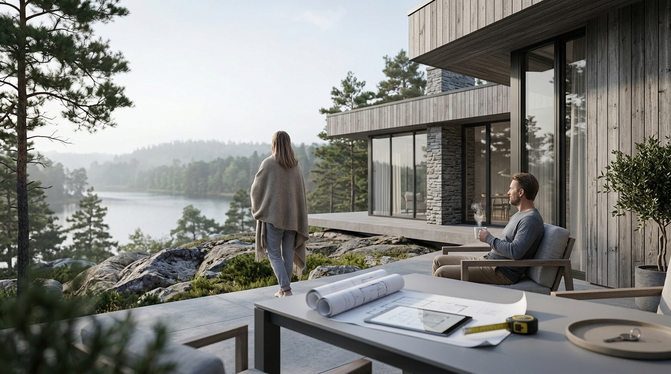Husbyggare med helhetsansvar: 7 fördelar med totalentreprenad