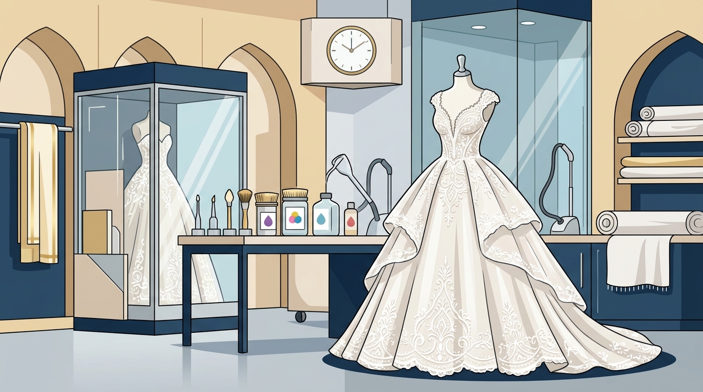 Wedding Dress Cleaning in Dubai: Expert Bridal Gown Care