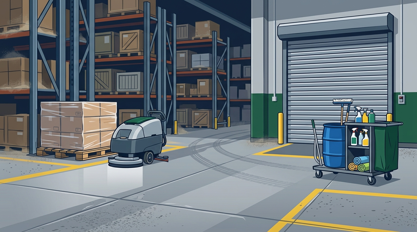 Recurring Janitorial Services for Industrial Warehouses