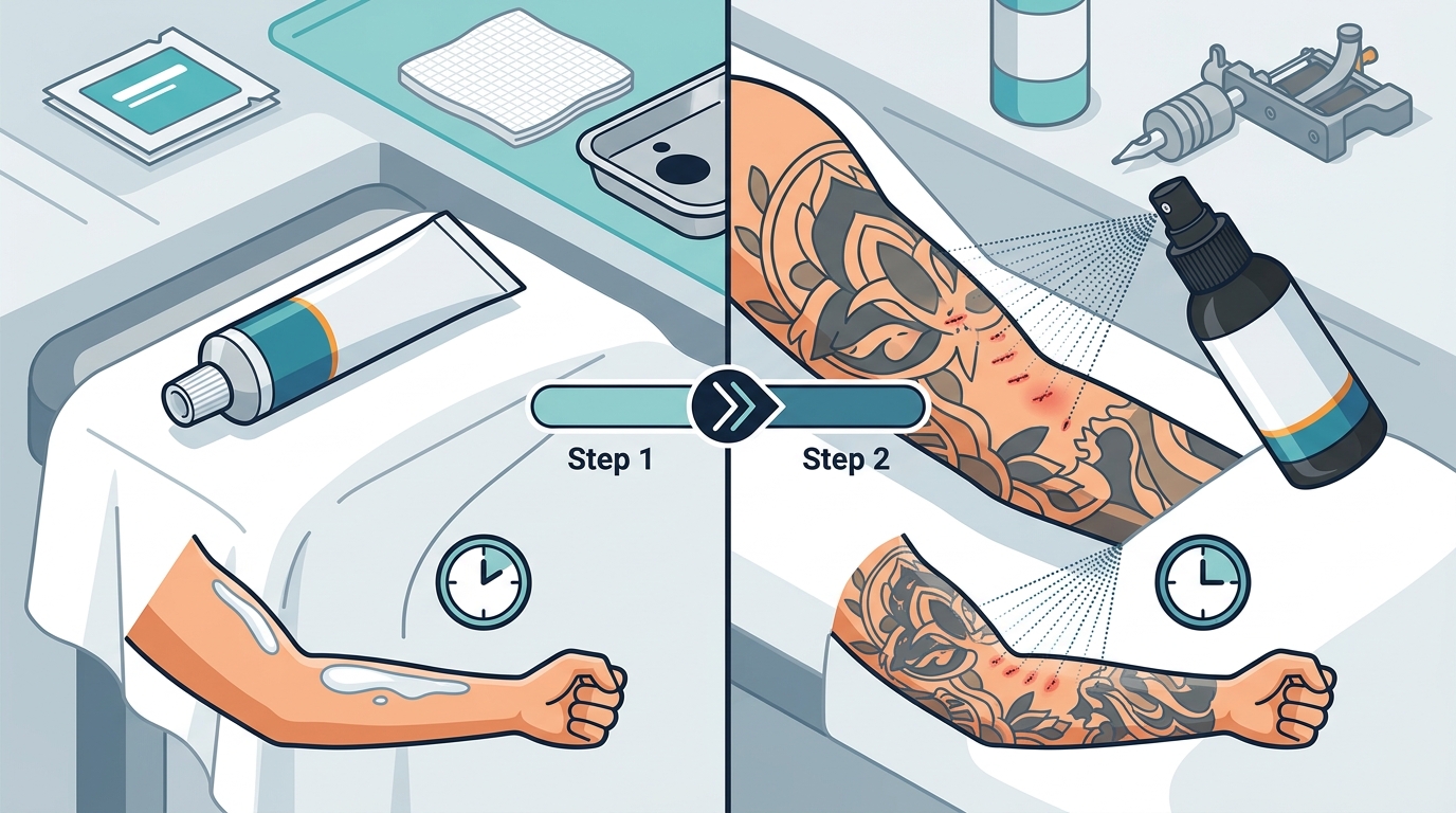 Tattoo Numbing Cream vs Numbing Spray for Long Sessions