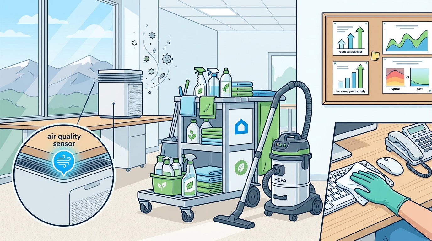Commercial Cleaning for a Healthy Utah Office