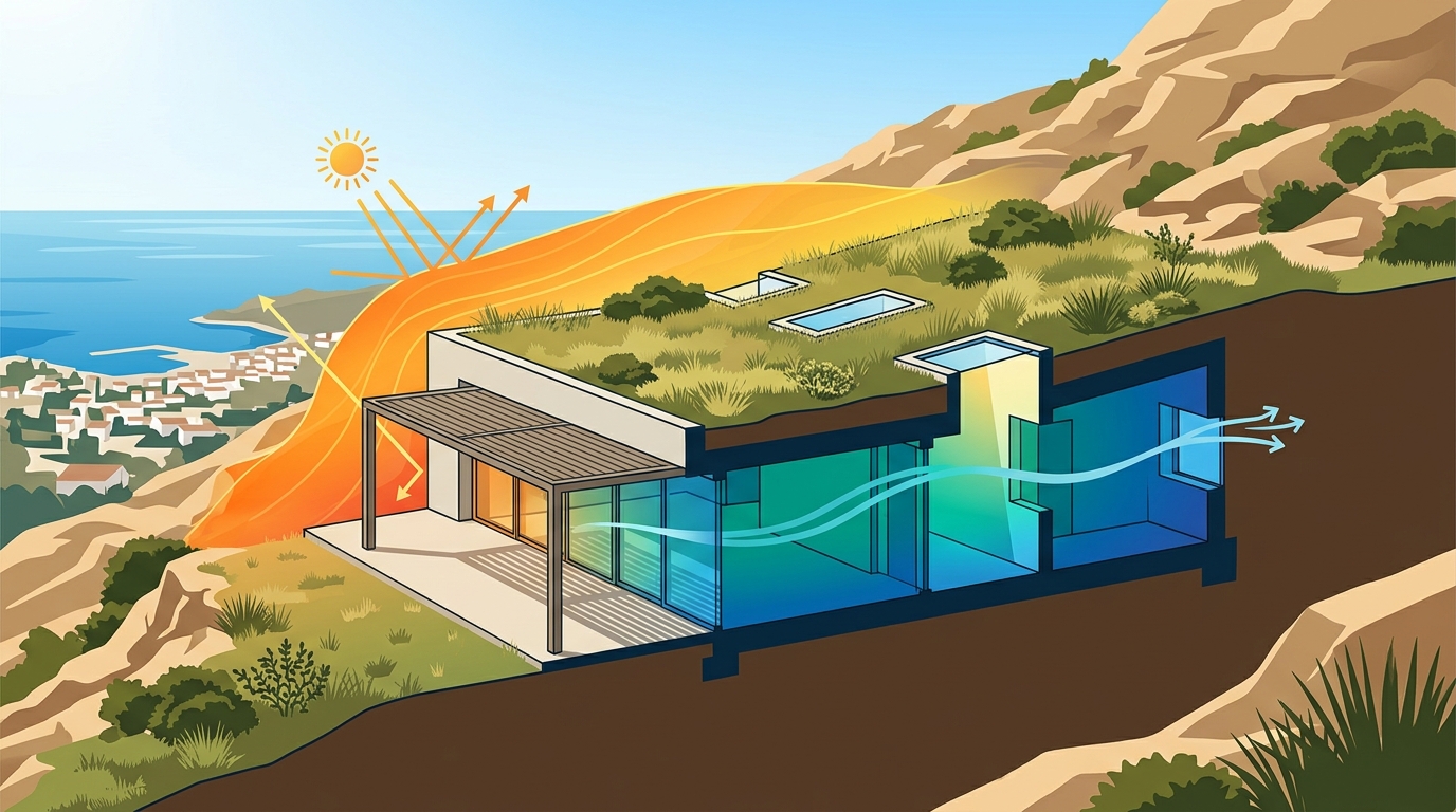 Earth-Sheltered Architecture: Energy Efficiency in Hot Climates
