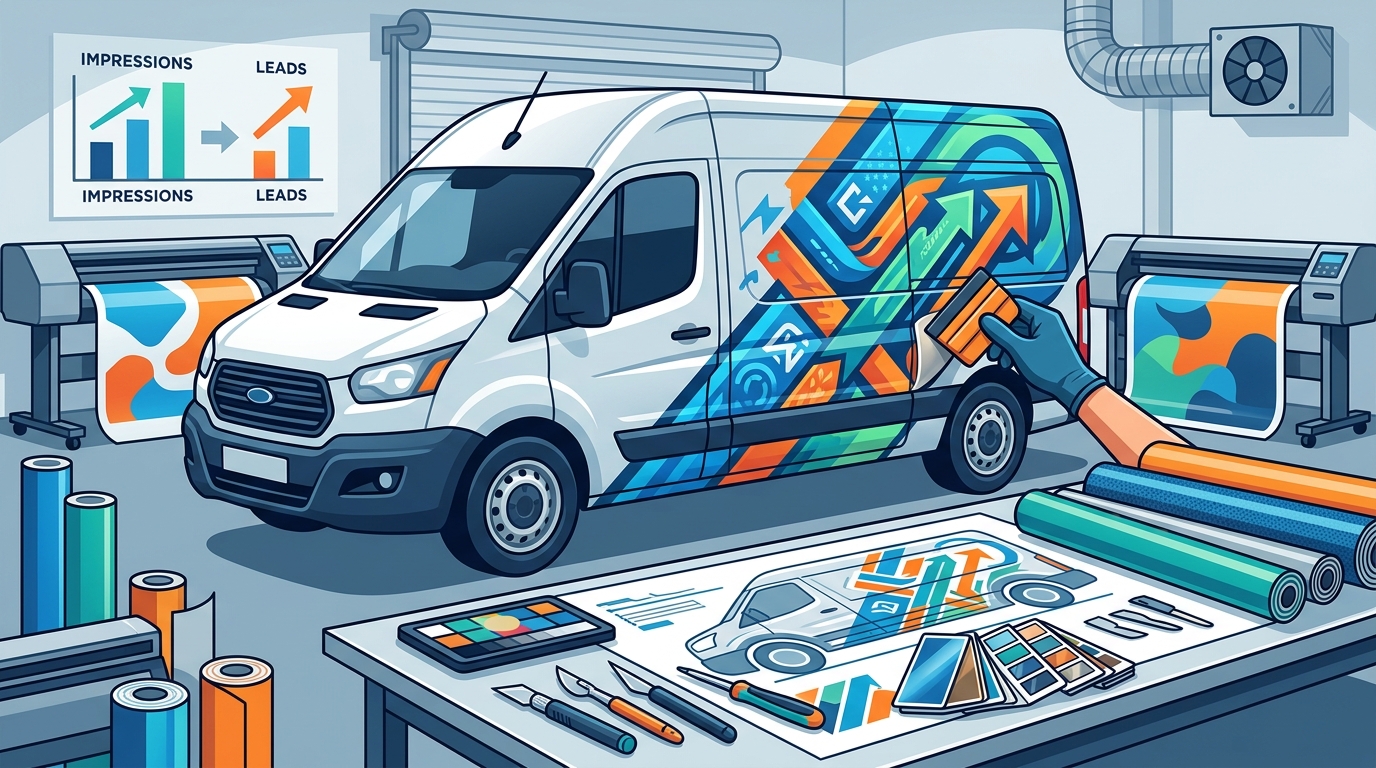 How to Design an Effective Vehicle Wrap for Marketing