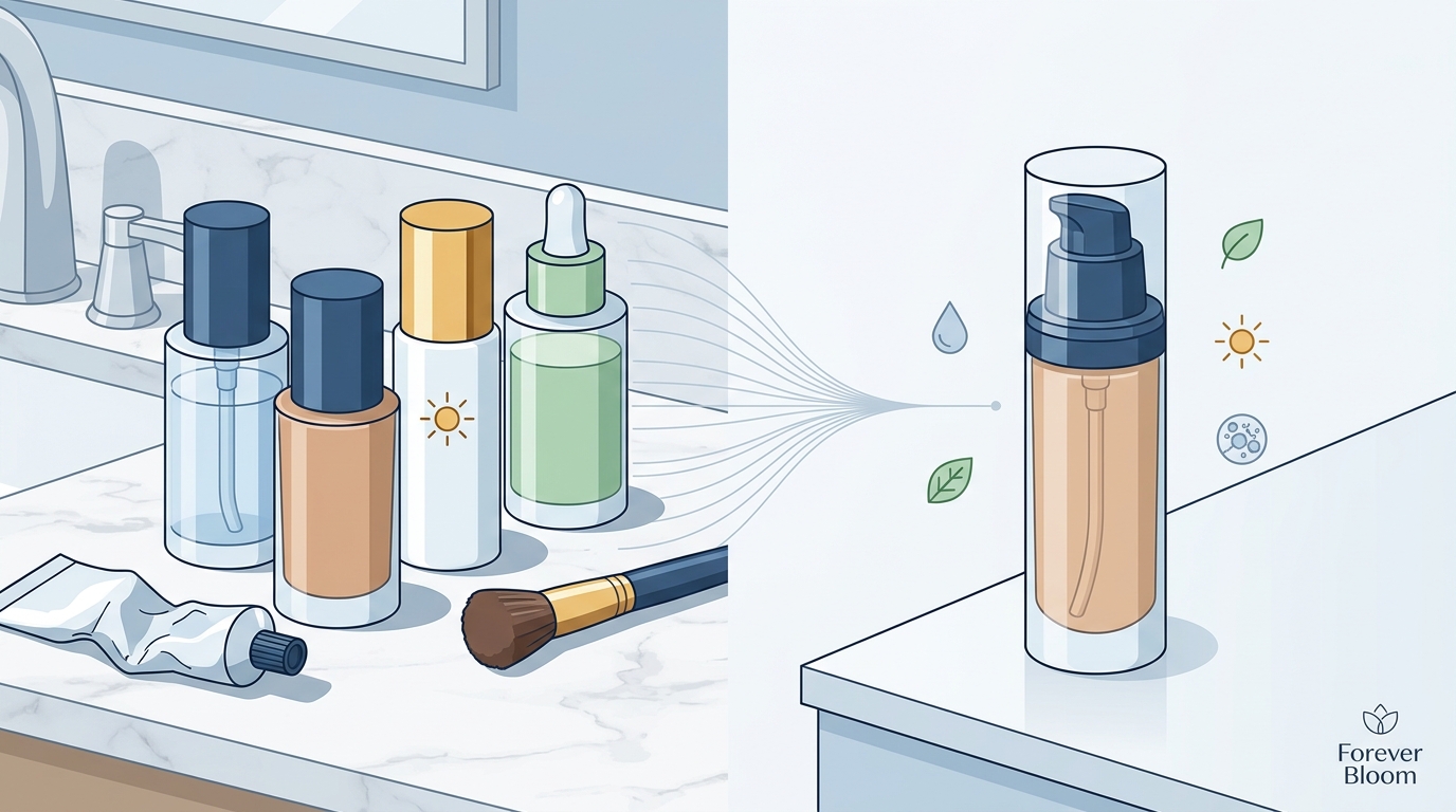 How to Solve Skin Concerns With a 4-in-1 Foundation