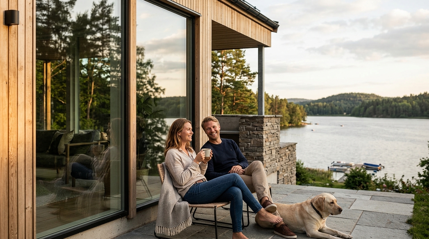Byggare av arkitektritade villor i Mölnlycke och Härryda