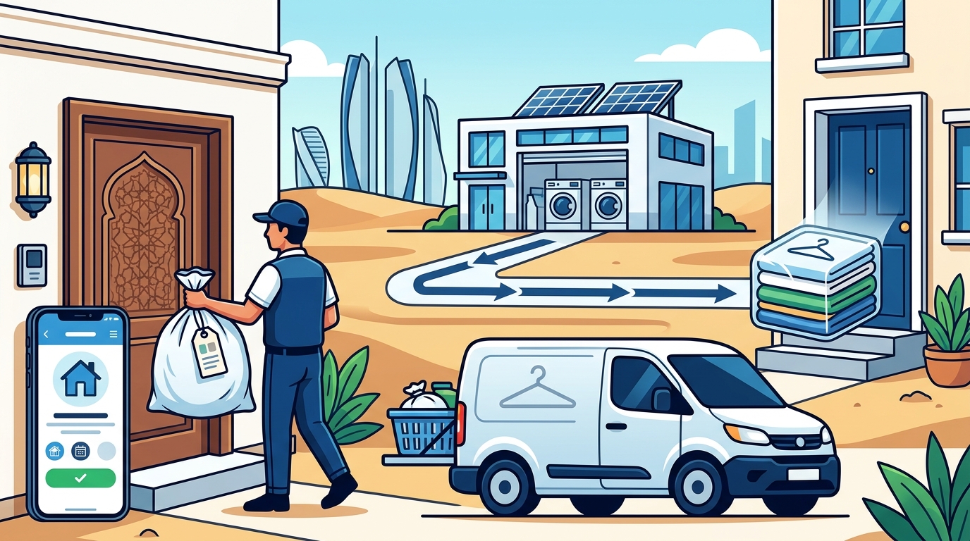 Laundry Pickup and Delivery in Abu Dhabi: How It Works